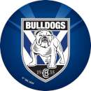 Bulldogs NRL Edible Icing Image - Round